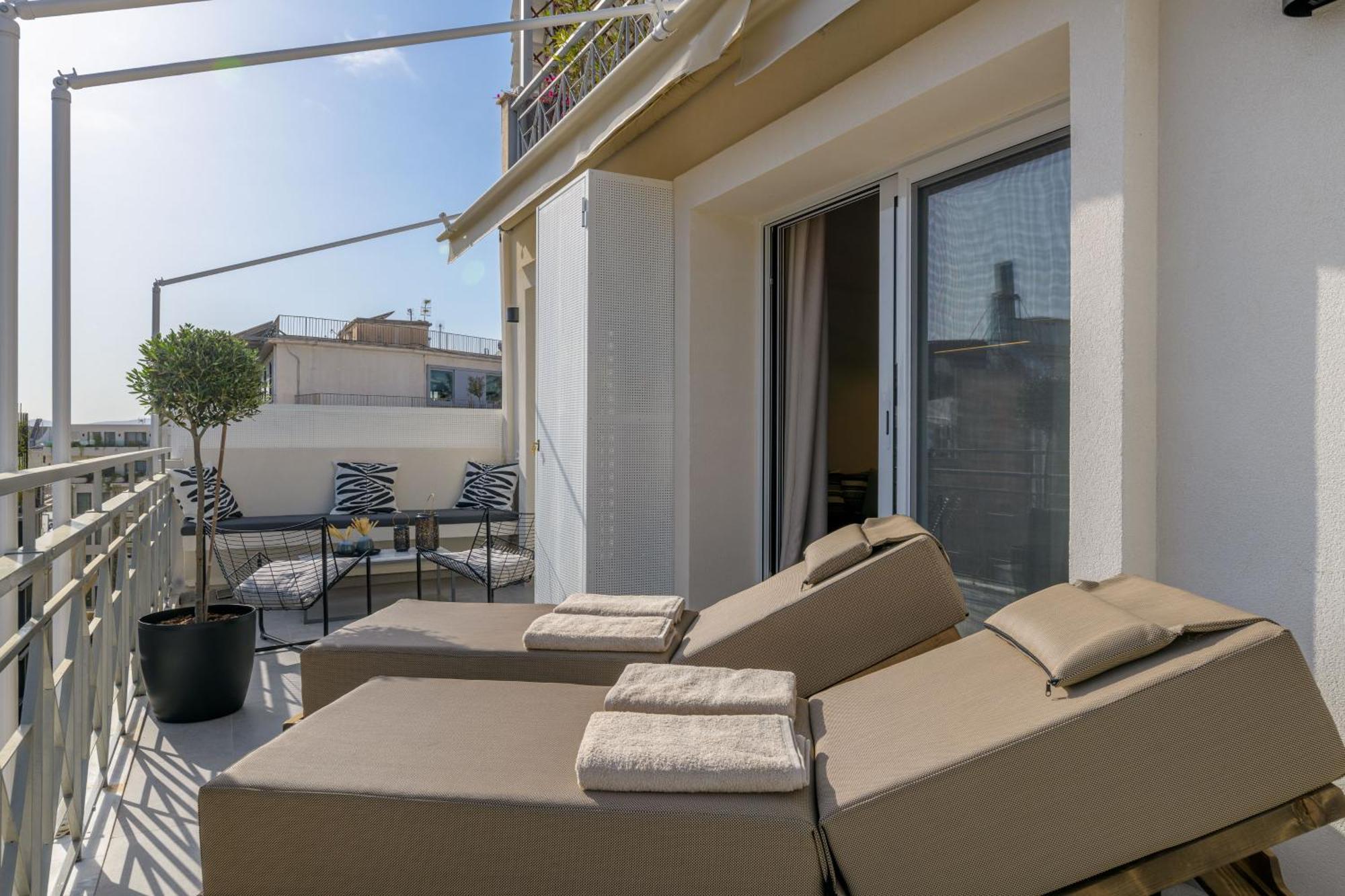 Central Sunny Loft With Plunge Pool Atena Exterior foto